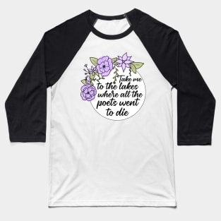 The Lakes Flowers Baseball T-Shirt